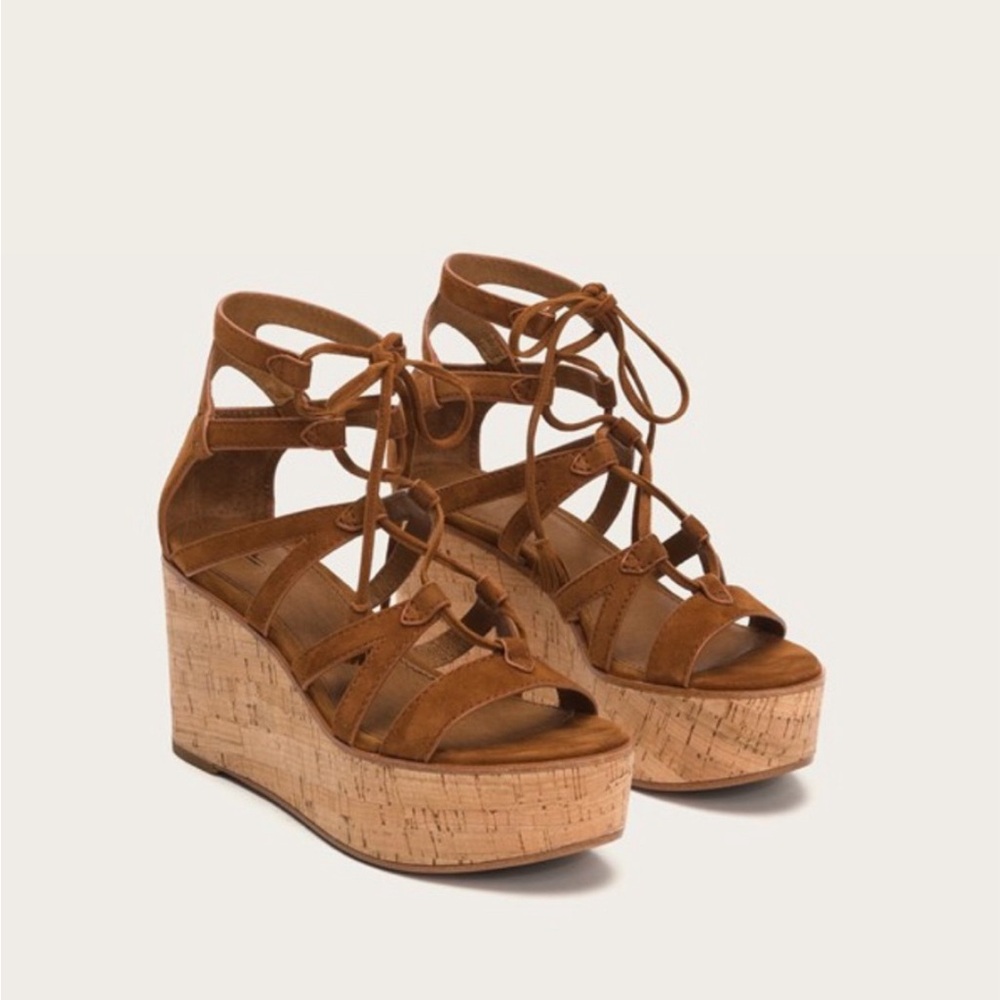 Frye - Heather Lace-up Gladiator sandal 8.5